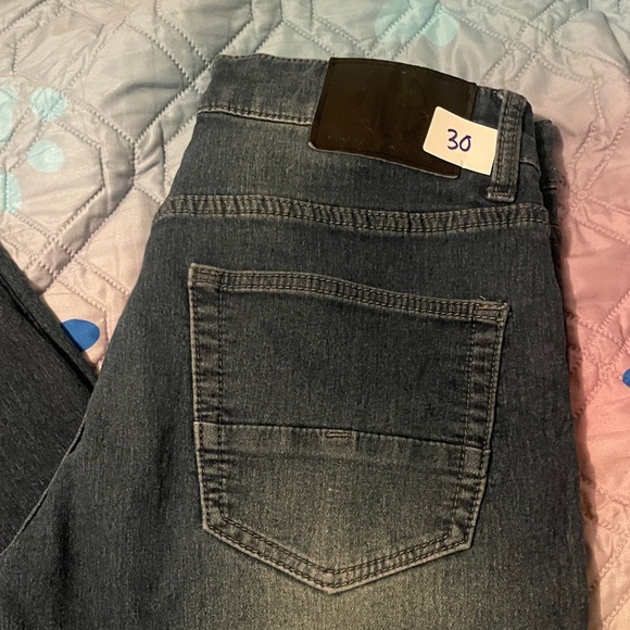 #30 - Men's Straight Fit Blue Jeans - Picture 2 of 3